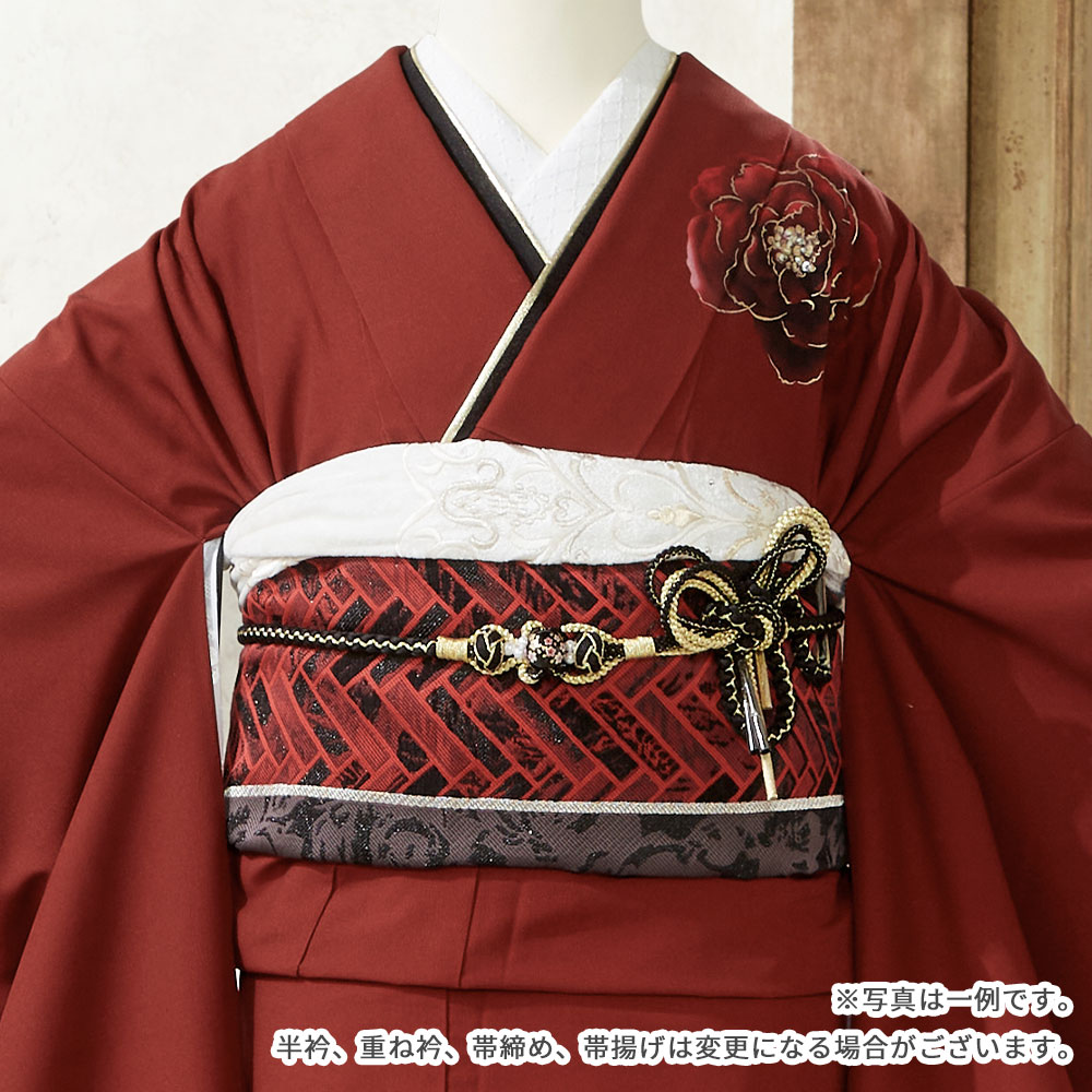 レンタル】紅一点 振袖 成人式用 [12/1〜1/31 利用] レンタルフル