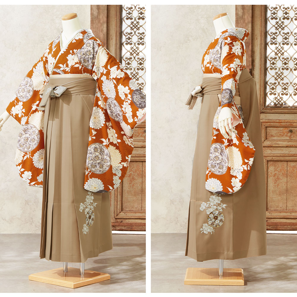 レンタル】袴セット 卒業式 レンタル袴 二尺袖 着物 袴 レンタルフル