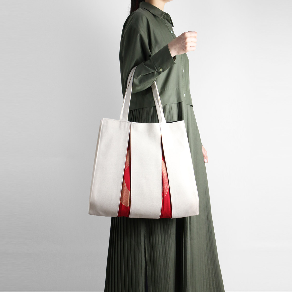 ☆新品☆ 佐藤繊維 Masaki Kyoko かご風トートバッグ バッグ