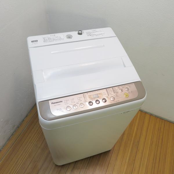 中古 良品 パナソニック 7.0kg タテ型 全自動洗濯機 NA-F70PB11-T 2018 