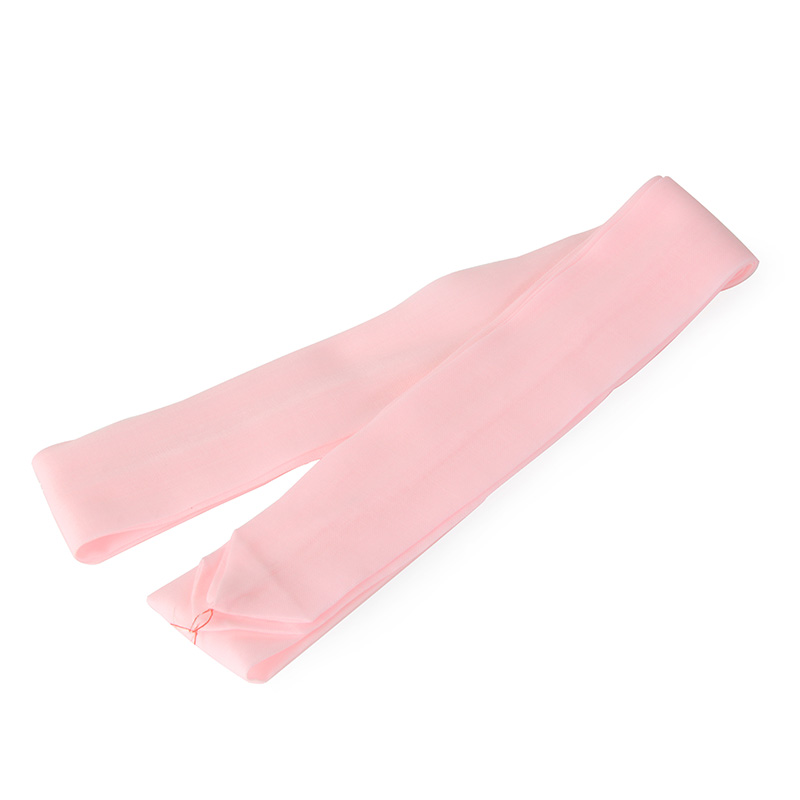 腰紐 モスリン 毛100% 白 ピンク Mサイズ 210cm 並尺 純毛 ウール こし