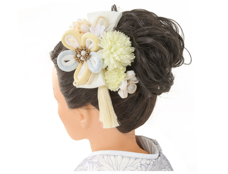 七五三 髪飾り リボン 3歳 5歳 7歳 三歳 五歳 七歳 つまみ細工