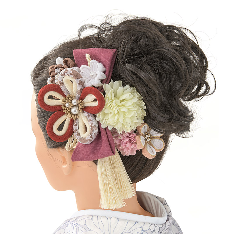 七五三 髪飾り リボン 3歳 5歳 7歳 三歳 五歳 七歳 つまみ細工