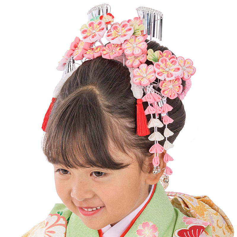 七五三 髪飾り 勝山セット かんざし3点セット 梅づくし かんざしセット 日本髪 簪 女の子 