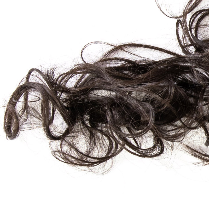 ヘアセット材料 つけ毛 ウィッグ 濃茶色 自然色 成人式 卒業式 結婚式