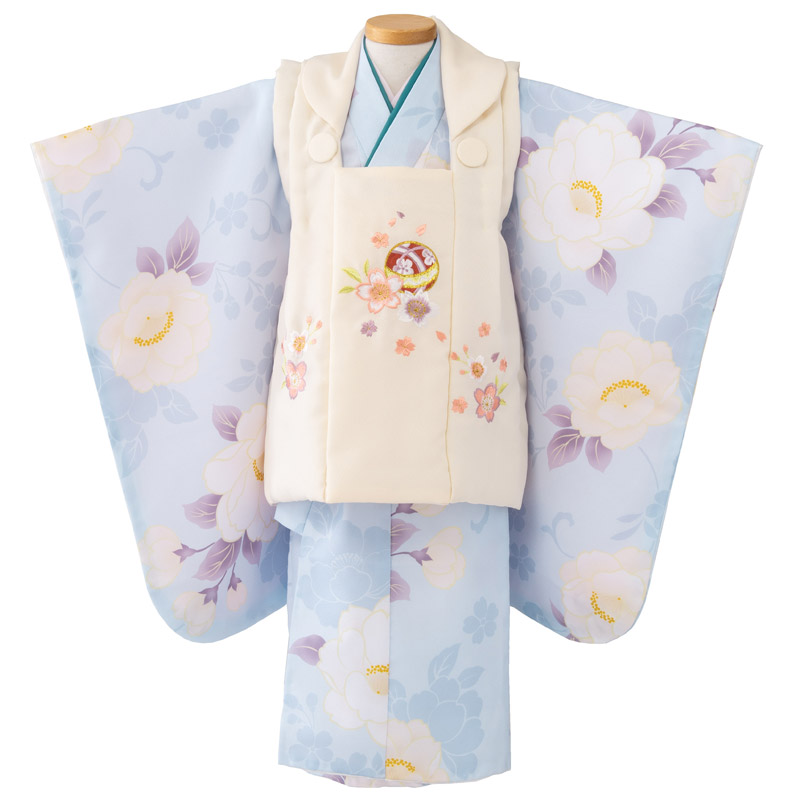 販売】七五三 着物 3歳 被布 セット 女の子 フルセット 販売 3才 : 京