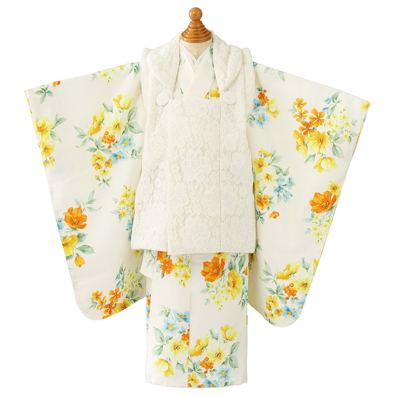 販売】七五三 着物 3歳 被布 セット 女の子 フルセット 販売 3才 : 京