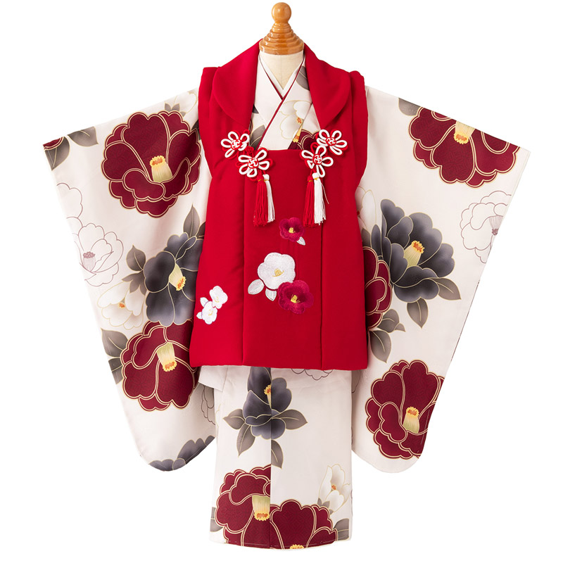 販売】七五三 着物 3歳 被布 セット 女の子 フルセット 販売 3才 : 京