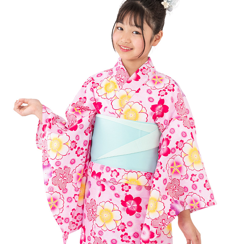 子供ゆかた 浴衣セット キッズ キッズ浴衣 子供 浴衣 女の子浴衣