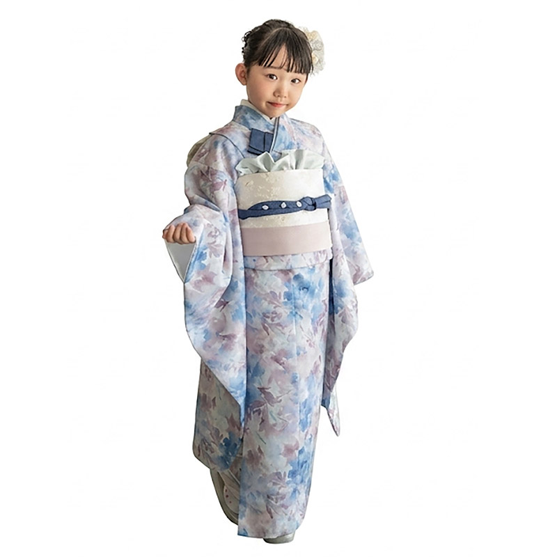 販売】七五三 女の子 着物 フルセット 7歳 購入 ピンク 水色