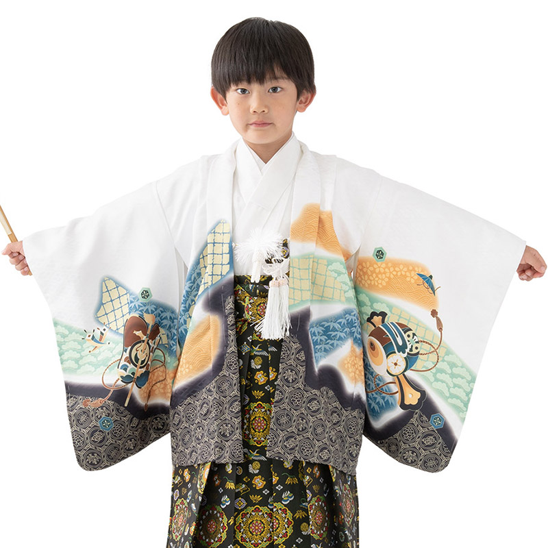 35％OFF】 七五三 袴 男の子 3歳 5歳 新品 未使用 セット フルセット