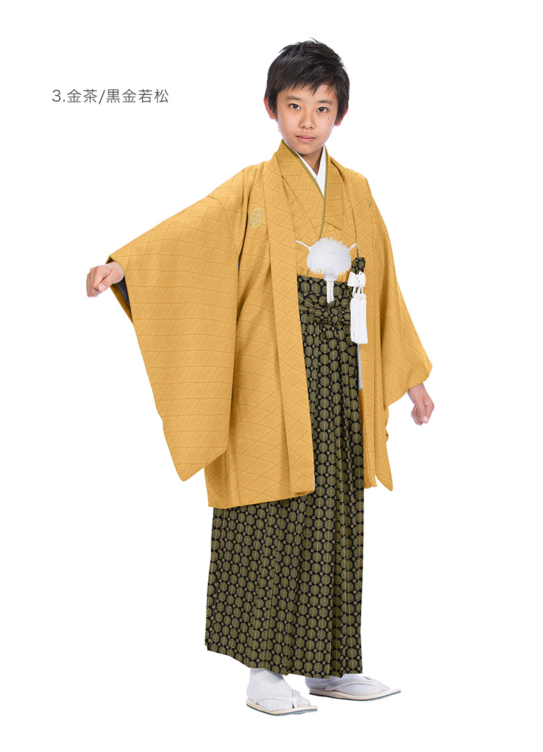 卒業式 小学校 小学生 男の子 袴 紋付袴セット ジュニア 着付け簡単 13