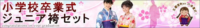 小学校の卒業式 着物と袴セット