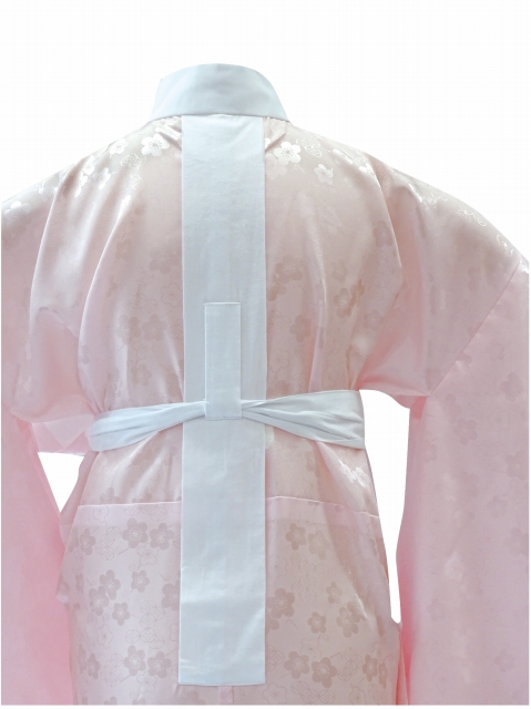 長襦袢 振り袖用長襦袢 袖丈107cm 衿芯付き「薄いピンク」AB-fr-nj