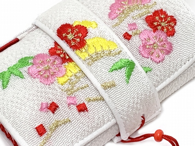 七五三 箱せこ 7歳 3歳の女の子の着物に ちりめん生地・刺繍入り 子供