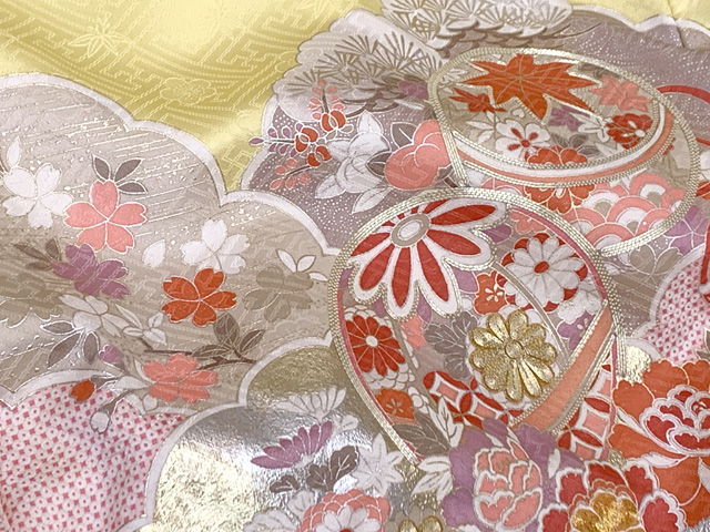 京都室町st. お宮参り 女の子 着物 正絹 京友禅 金駒刺繍 日本製