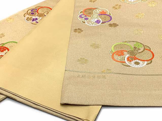 袋帯 子供 ジュニア用 単品 七五三 十三参りに 日本製 西陣織の袋帯 全