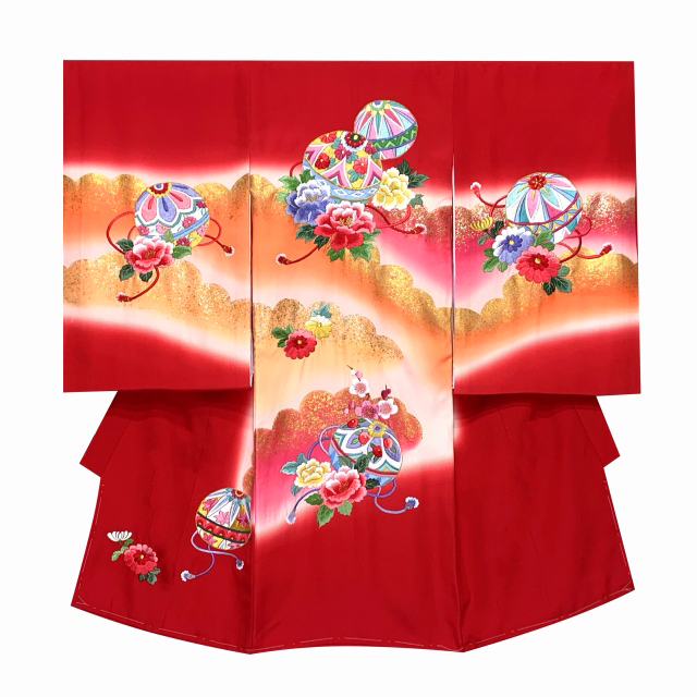 お宮参り 女の子 着物 正絹 総刺繍 日本製 赤ちゃんのお祝い着 (初着 お宮参り 女の子 着物 正絹 総刺繍 日本製 赤ちゃんのお祝い着 (初着