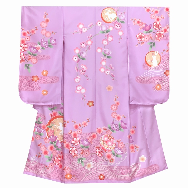 京都室町st. 七五三 着物 7歳 2023年新作 女の子用 日本製 絵羽柄の
