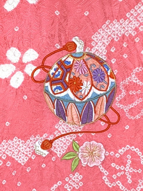 京都室町st. 七五三 7歳 着物 女の子用 正絹 本絞り 総刺繍 絵羽付け 