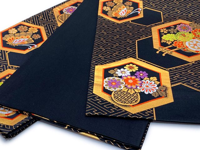 京都室町st. 七五三 袋帯 正絹 桐生織 こども・ジュニア用 日本製 全通