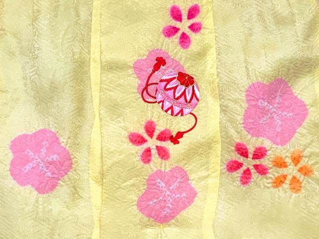 七五三 着物 3歳 フルセット 正絹 高級 本絞り 刺繍入り 女の子の被布
