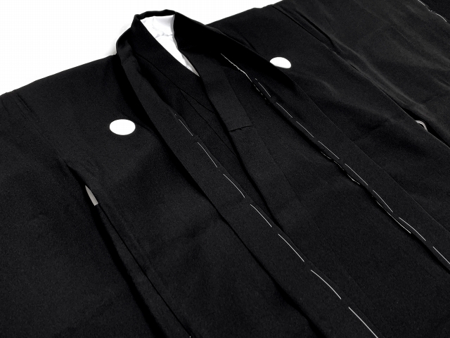 京都室町st. 七五三 5歳 男の子用 黒紋付着物 羽織袴セット 紋付袴