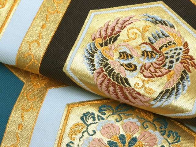 袋帯 絽 夏帯 西陣織 未仕立て品 西陣まいづる 羽衣 正絹 薄
