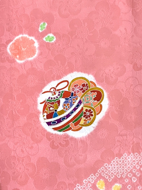 京都室町st. 七五三 着物 3歳 女の子 正絹 絵羽柄 本絞り 手描き友禅