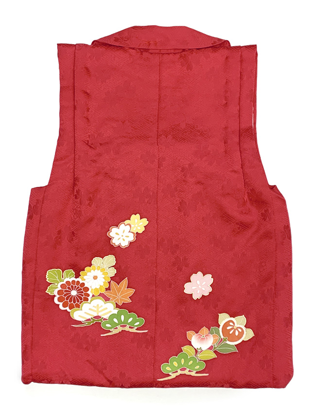 アウトレット 美品】 被布 単品 七五三 3歳 女の子 表地正絹 友禅 被布