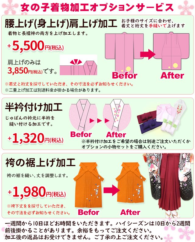 加工オプション価格