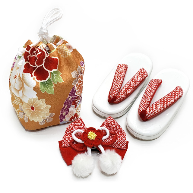 七五三 3歳 着物 女の子 ”花うさぎブランド” 被布コートフルセット