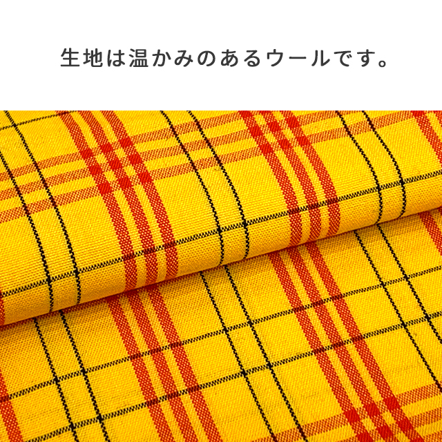 子供着物アンサンブル 女の子用 先染め ウールの着物と羽織と帯セット