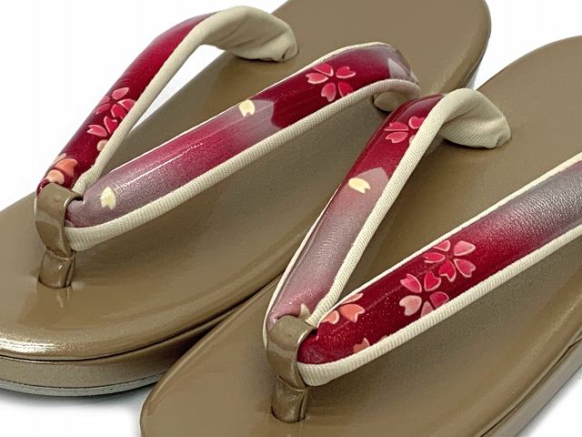 草履バッグセット 成人式の振り袖に 礼装用 Sサイズ 約22cm「レッドx