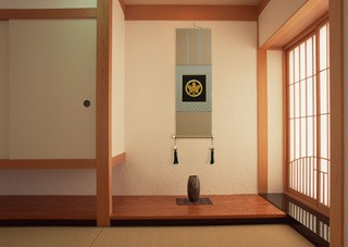 掛け軸,風鎮,オニックス,床の間