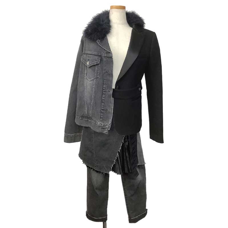sacai 18aw コート パンツセットアップ sacai 18aw コート パンツセットアップ