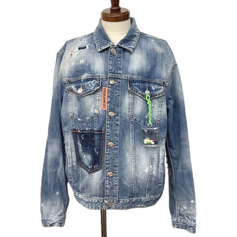ディースクエアード　ジージャン　デニム　クロップド　DSQUARED2 36 DSQUARED2 - 未使用 ディースクエアード DSQUARED2 ジャケット