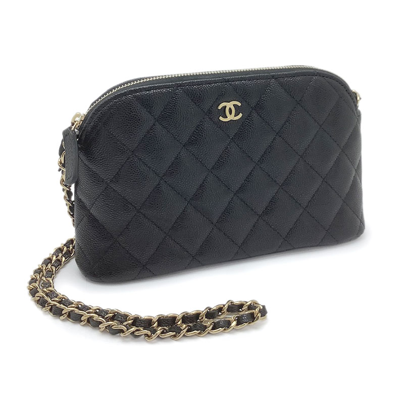 CHANEL(シャネル) メッシュレザー ハンドバッグ ホワイト