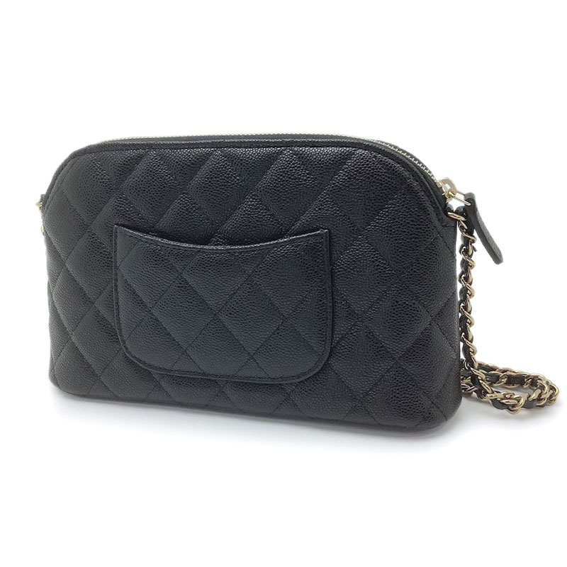 CHANEL シャネル ショルダーバッグ レザー がま口 フリンジ CHANEL シャネル クラシック チェーンクラッチ グレインド