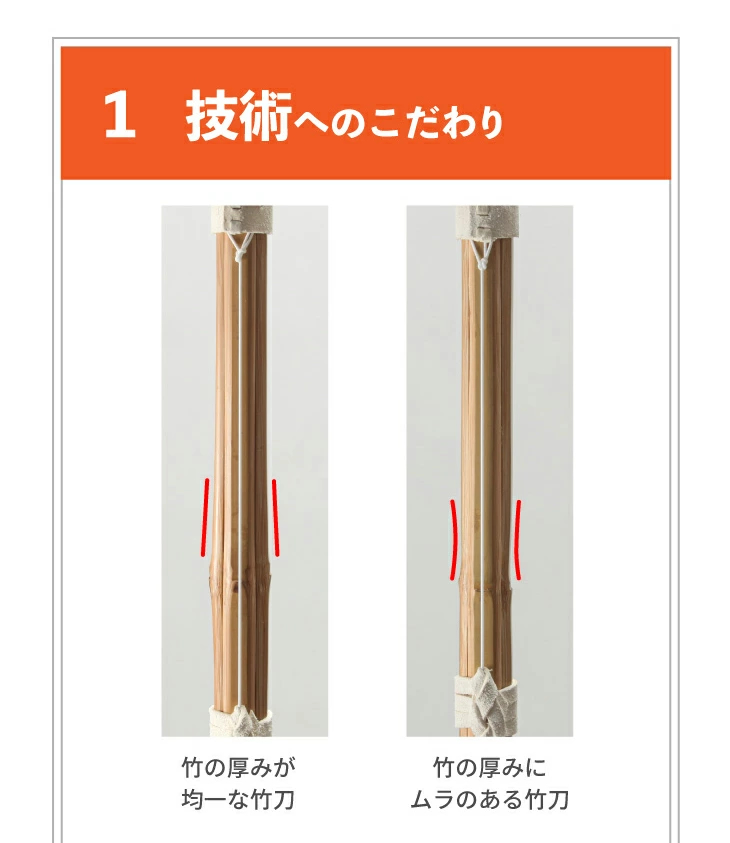 東山堂 [親子割]剣道 竹刀 「新普及型」吟風仕組（完成品）竹刀 28〜36