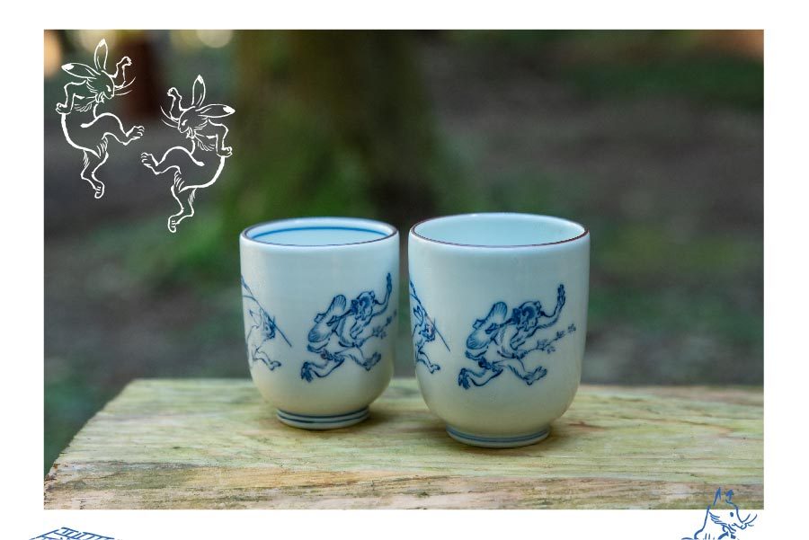 お中元 ギフト 2025 プレゼント 雑貨 誕生日 鳥獣戯画 カップ 湯呑