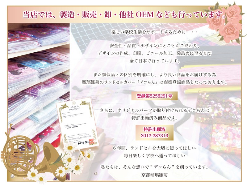 デコらん　商標登録 卸
