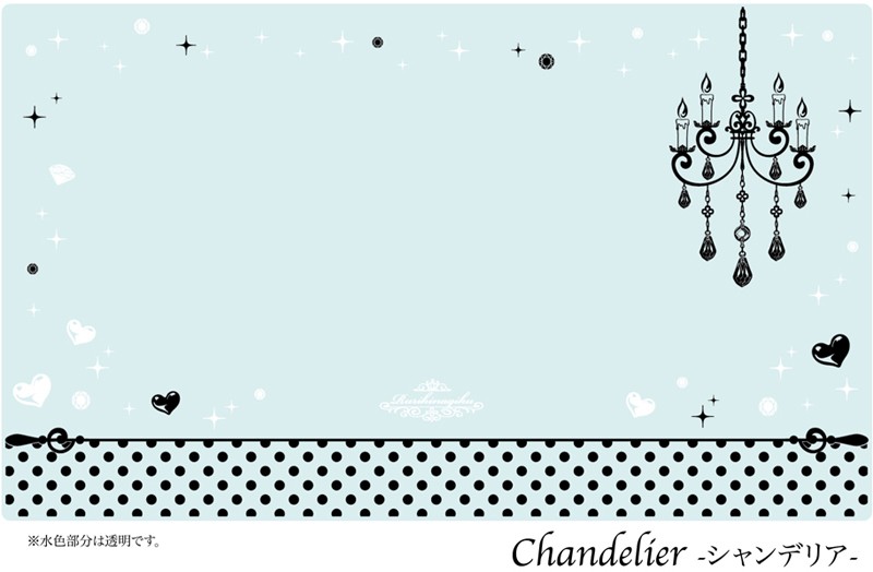 デスクマット　シャンデリア