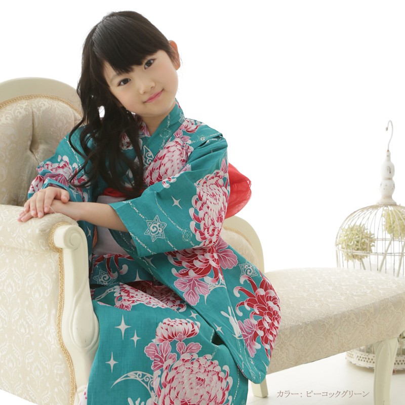 京都瑠璃雛菊の浴衣