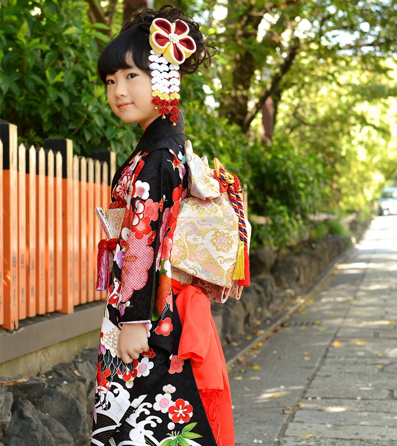 七五三 着物 正絹　セット