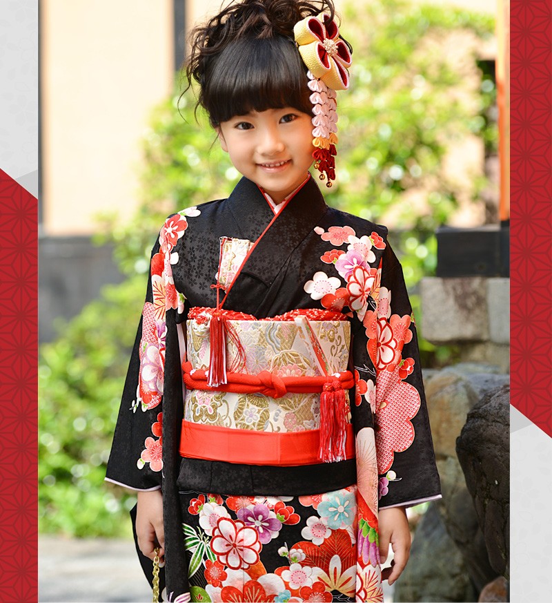 七五三 着物 正絹　セット