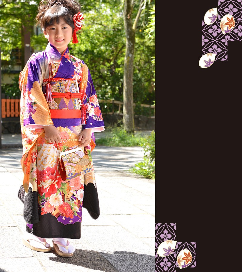 七五三 着物 正絹　セット