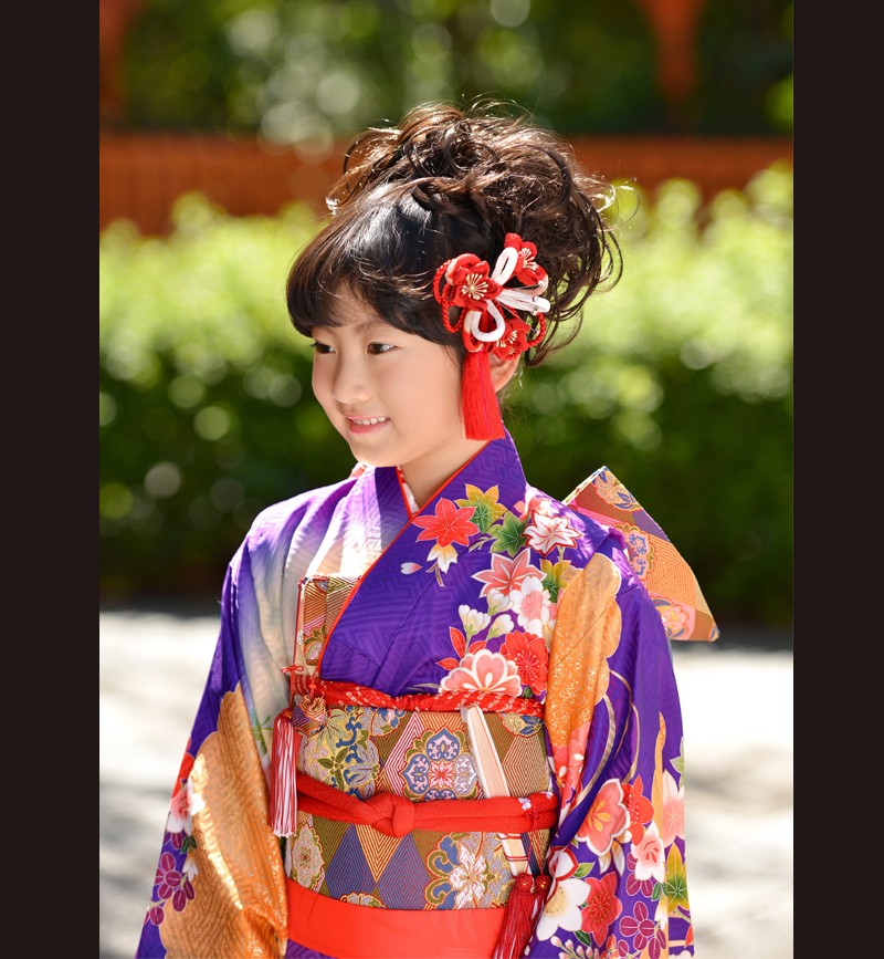 七五三 着物 正絹　セット