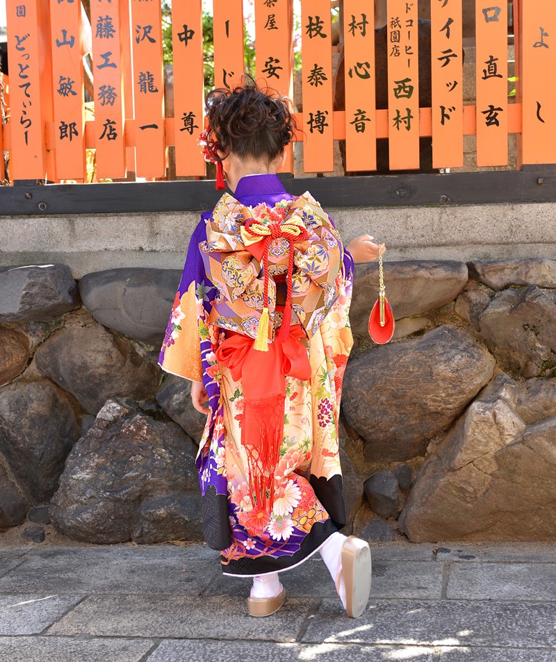 七五三 着物 正絹　セット