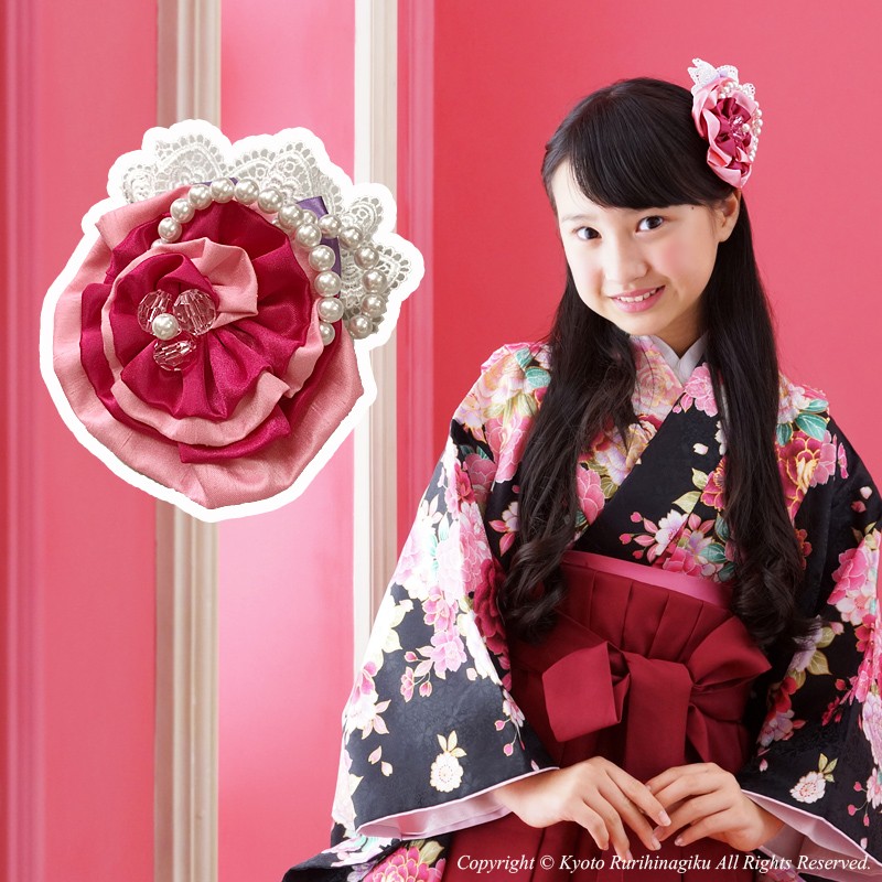 卒業式　髪飾り